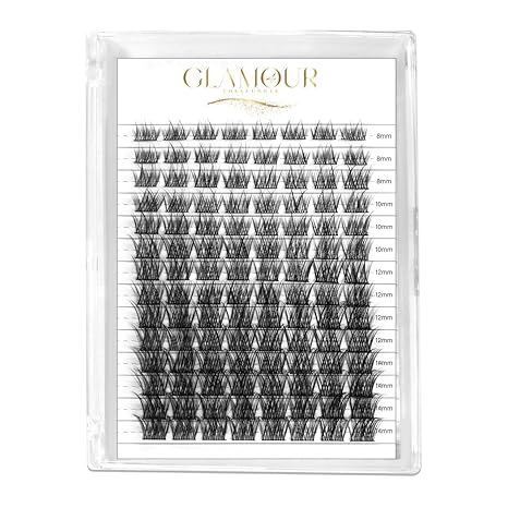RoyalGlam Lash | Luxurious 112pcs Lash Cluster C Curl 8-14mm 14Rows Natural Look| Thickness 0.07mm 30D-40D Mixed Length by Glamour by Forerunner